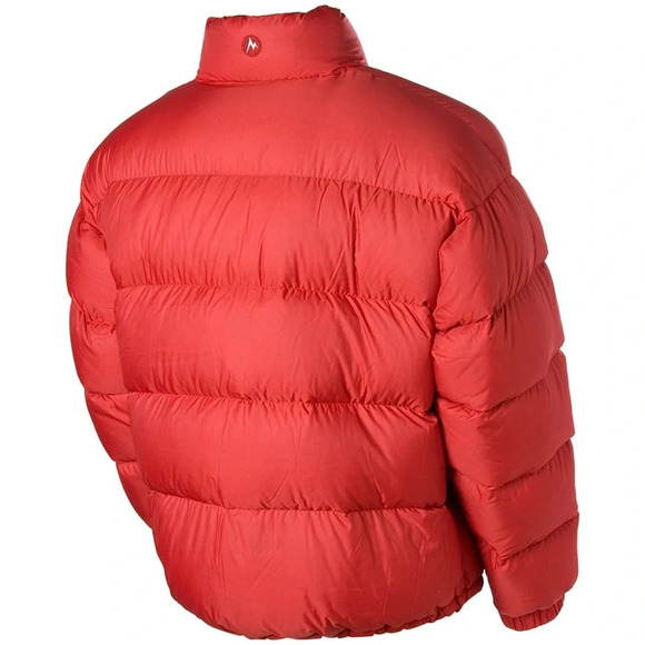Marmot Goose Down Red Puffer Jacket Coat - Picture 15 of 15